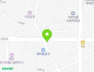 제주특별자치도 서귀포시 호근서호로 167 (서호동) 지도
