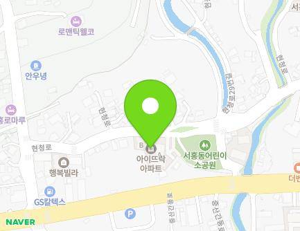 제주특별자치도 서귀포시 현청로 20 (서홍동, 아이뜨락) 지도
