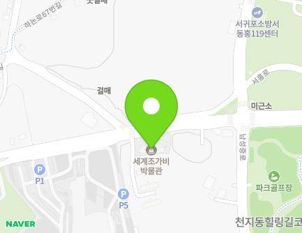 제주특별자치도 서귀포시 태평로 284 (서홍동) 지도