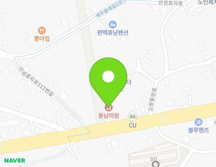 제주특별자치도 서귀포시 성산읍 서성일로 1177 지도