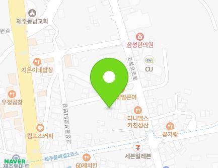 제주특별자치도 서귀포시 성산읍 고성오조로 87-29 지도