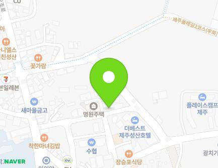 제주특별자치도 서귀포시 성산읍 동류암로36번길 12-1 지도