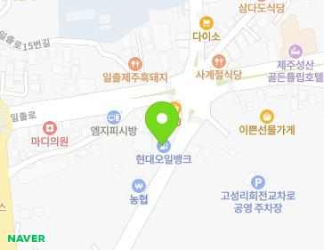 제주특별자치도 서귀포시 성산읍 고성오조로 35 (동남주유소) 지도