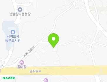 제주특별자치도 서귀포시 서리오름로 252 (신효동) 지도