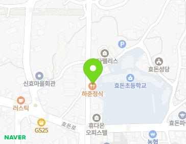 제주특별자치도 서귀포시 남선동산로 42 (신효동) 지도