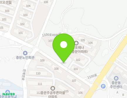 제주특별자치도 서귀포시 중문상로82번길 43 (중문동) 지도
