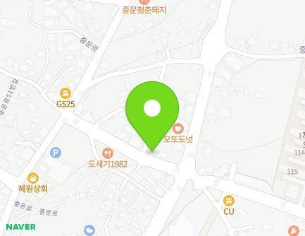 제주특별자치도 서귀포시 중문상로 81-6 (중문동, 더원스) 지도