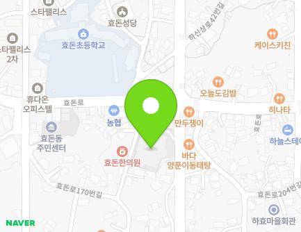 제주특별자치도 서귀포시 하신상로 25 (하효동, 효돈생활체육관) 지도