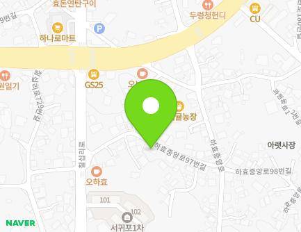 제주특별자치도 서귀포시 하효중앙로97번길 11 (하효동) 지도