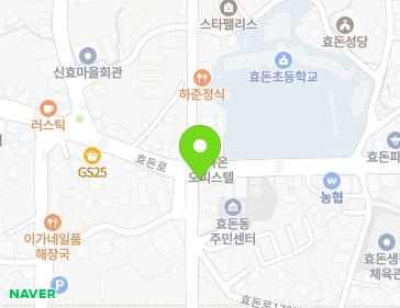 제주특별자치도 서귀포시 효돈로 154 (하효동) 지도