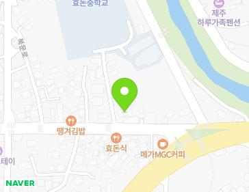 제주특별자치도 서귀포시 효돈로 207-2 (하효동) 지도