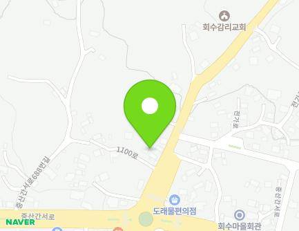 제주특별자치도 서귀포시 1100로 185-4 (회수동) 지도