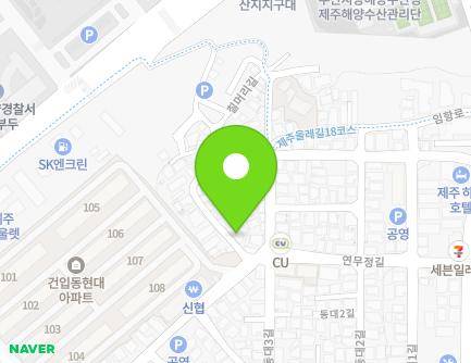 제주특별자치도 제주시 칠머리길 2 (건입동, 용호주택) 지도