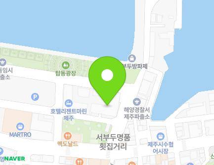 제주특별자치도 제주시 서부두2길 26 (건입동, 호텔휘슬) 지도