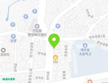 제주특별자치도 제주시 만덕로 23-2 (건입동) 지도