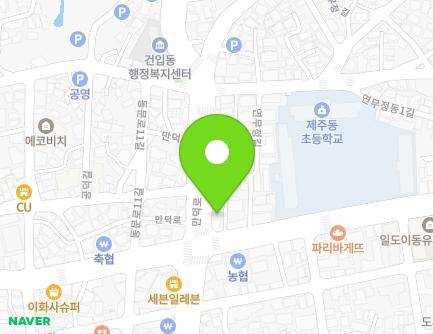 제주특별자치도 제주시 만덕로 33-1 (건입동) 지도