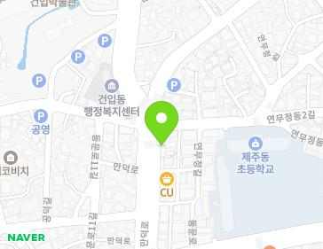 제주특별자치도 제주시 만덕로 23-1 (건입동) 지도