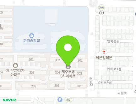 제주특별자치도 제주시 과원로 27 (노형동, 부영아파트) 지도