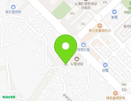 제주특별자치도 제주시 광평동로 37 (노형동, 천주교노형성당) 지도
