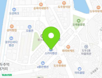 제주특별자치도 제주시 도두항서7길 24 (도두일동, 스카이펜션) 지도