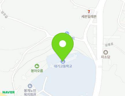 제주특별자치도 제주시 번영로 453-6 (봉개동, 대기고등학교) 지도