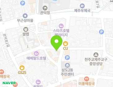 제주특별자치도 제주시 관덕로6길 10 (삼도이동) 지도