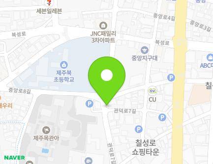 제주특별자치도 제주시 관덕로7길 14 (삼도이동) 지도