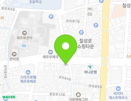 제주특별자치도 제주시 관덕로 36-2 (삼도이동) 지도