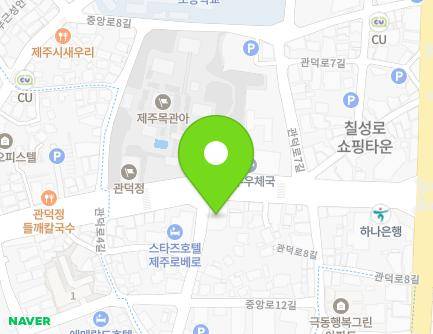 제주특별자치도 제주시 관덕로 30 (삼도이동) 지도