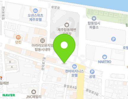 제주특별자치도 제주시 탑동로 5 (삼도이동, 제주서울관광호텔) 지도