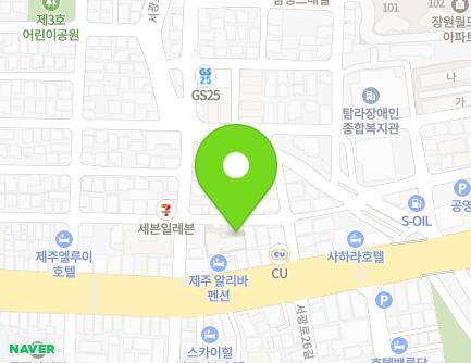 제주특별자치도 제주시 홍랑길 4-2 (삼도일동, 대명꿈의고향 아파트) 지도