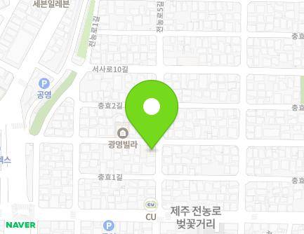 제주특별자치도 제주시 서사로12길 35 (삼도일동, 그린빌라) 지도