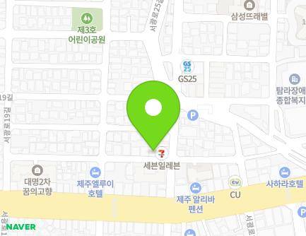 제주특별자치도 제주시 서광로21길 4-9 (삼도일동, 서광빌라) 지도