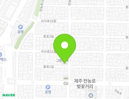 제주특별자치도 제주시 충효1길 26 (삼도일동, 서사라빌라) 지도