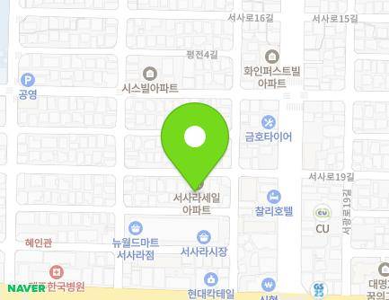 제주특별자치도 제주시 평전2길 4 (삼도일동, 서사라세일아파트) 지도