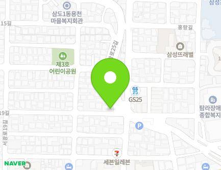 제주특별자치도 제주시 서사로19길 27 (삼도일동, 제주성결교회) 지도