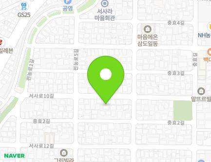 제주특별자치도 제주시 서사로10길 25 (삼도일동, 영신빌라) 지도