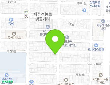 제주특별자치도 제주시 서광로13길 33 (삼도일동, 태성빌라) 지도