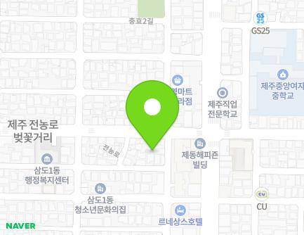 제주특별자치도 제주시 평전길 49 (삼도일동) 지도
