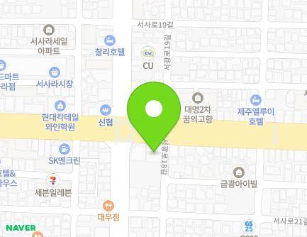 제주특별자치도 제주시 서광로 222 (삼도일동) 지도