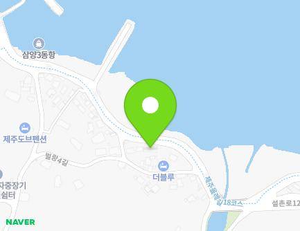 제주특별자치도 제주시 벌랑6길 22 (삼양삼동) 지도