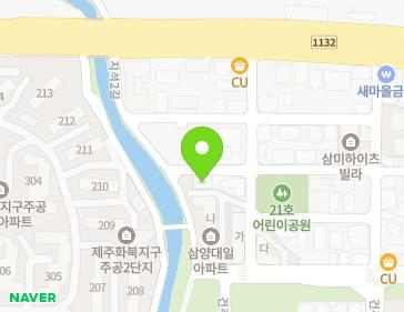 제주특별자치도 제주시 지석2길 13-2 (삼양이동, 삼정빌라) 지도