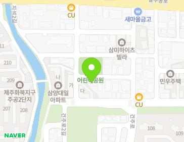 제주특별자치도 제주시 지석4길 15-2 (삼양이동, 안성대복빌라) 지도
