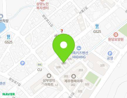제주특별자치도 제주시 선사로6길 67 (삼양일동, 한전아파트) 지도