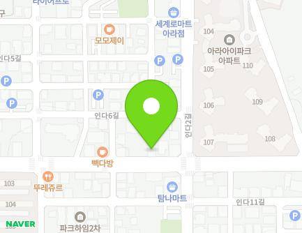 제주특별자치도 제주시 인다10길 35 (아라일동) 지도