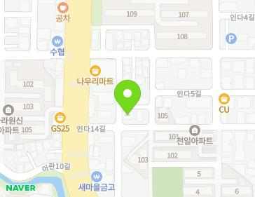 제주특별자치도 제주시 인다14길 7 (아라일동, 인성주택) 지도