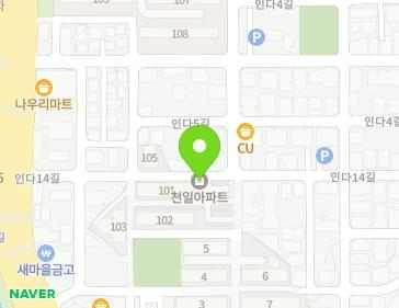 제주특별자치도 제주시 인다14길 14 (아라일동, 천일아파트) 지도