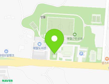 제주특별자치도 제주시 애월읍 일주서로 6349 (애월체육관) 지도
