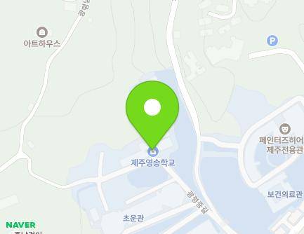 제주특별자치도 제주시 애월읍 광령중길 126-3 (제주영송학교) 지도