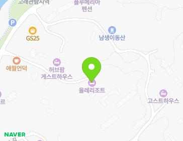 제주특별자치도 제주시 애월읍 부룡수길 33 (올레리조트) 지도